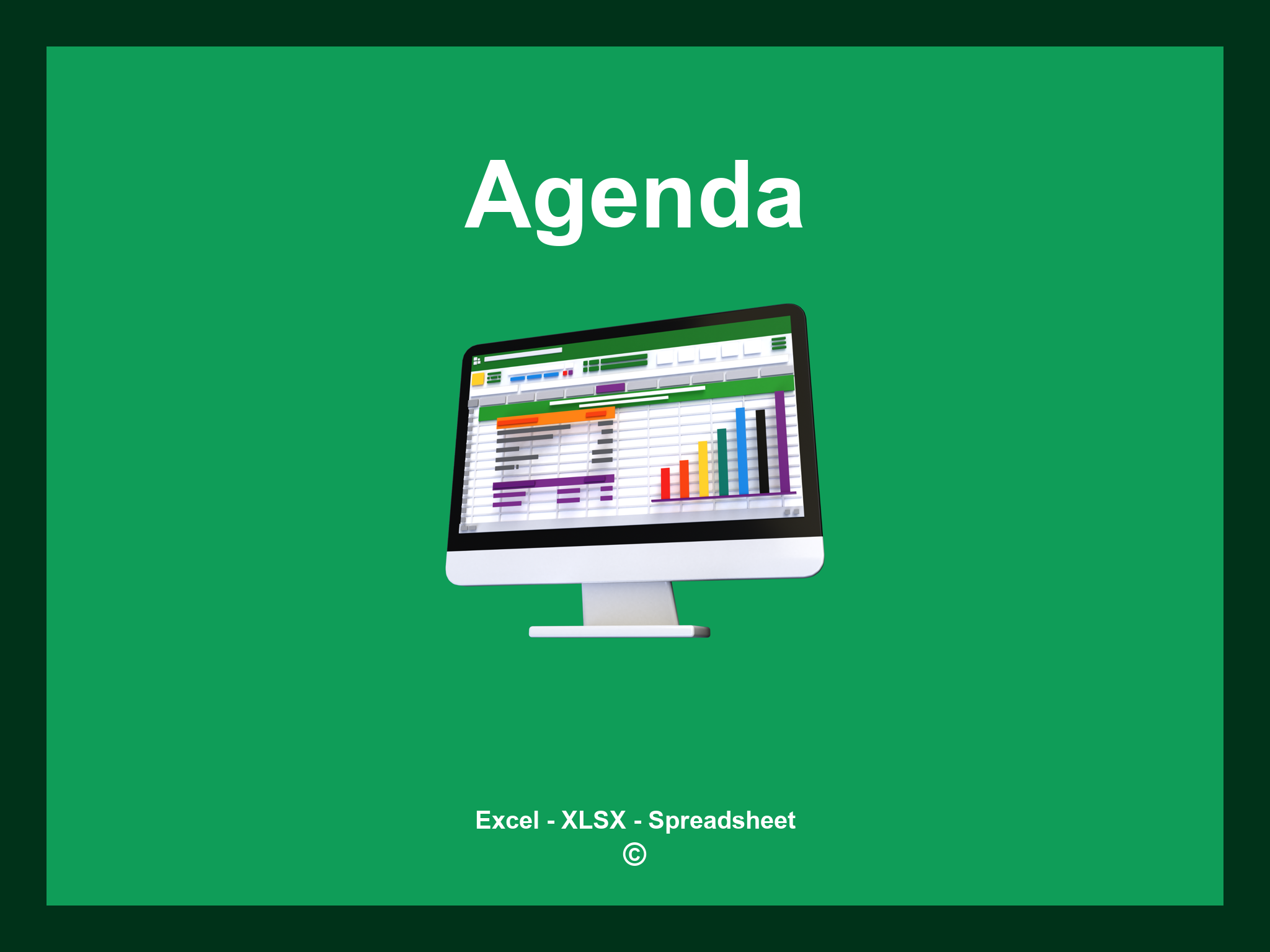 Agenda Excel Plantilla