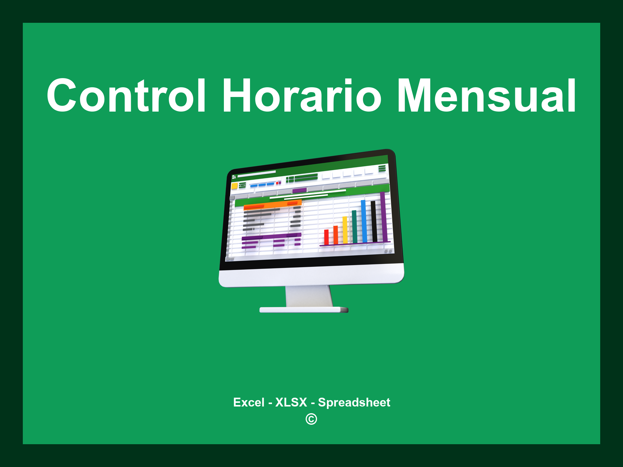 Plantilla Control Horario Mensual Excel