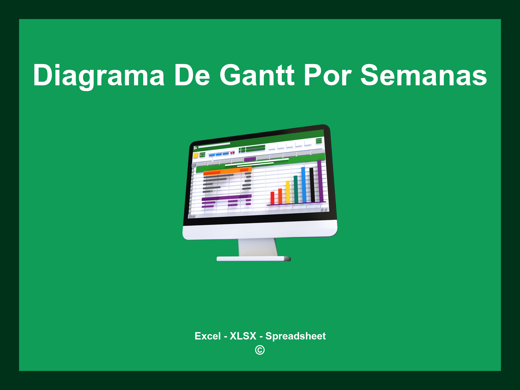 Plantilla Diagrama De Gantt Excel Por Semanas