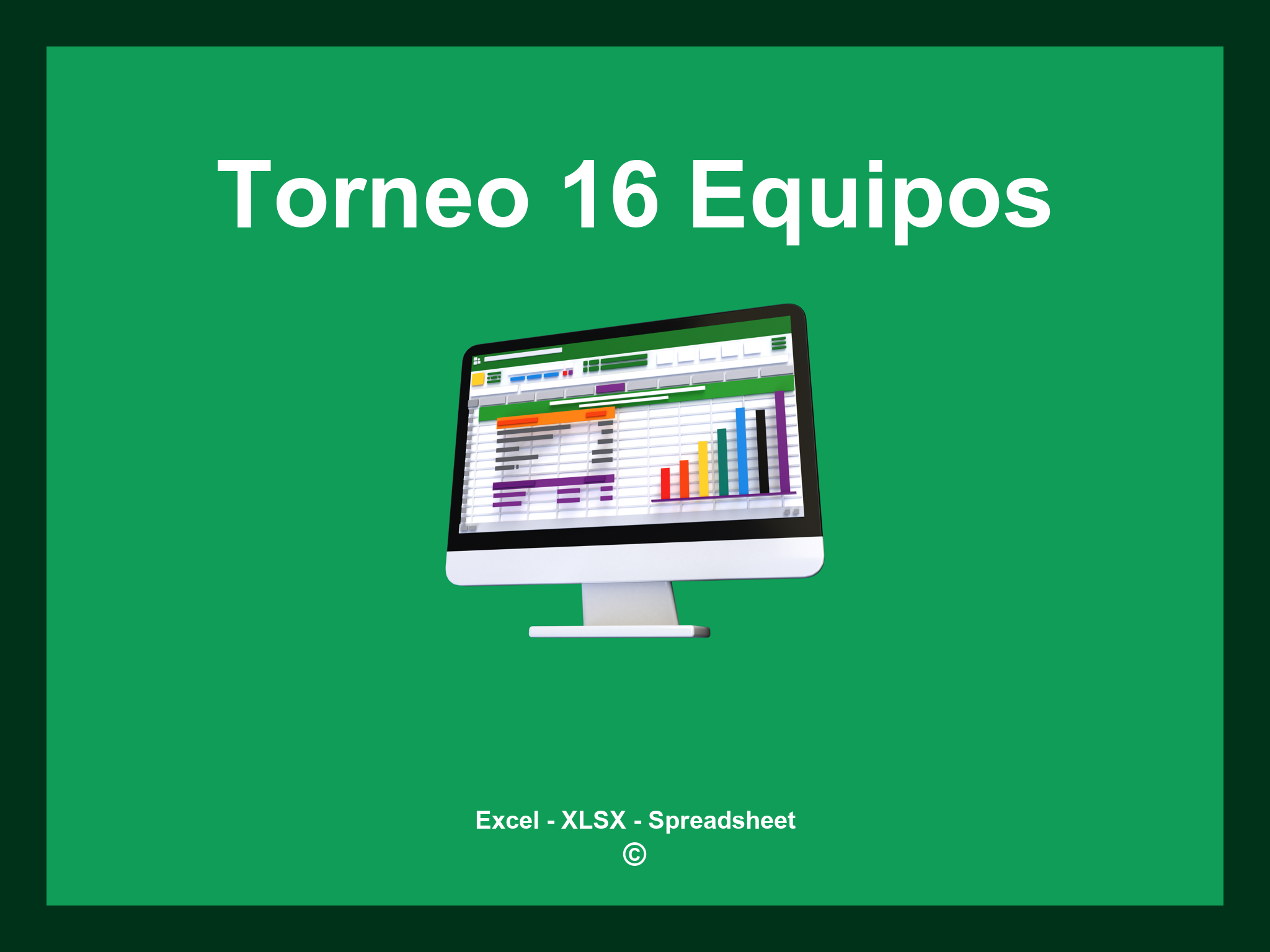 Plantilla Torneo 16 Equipos Excel