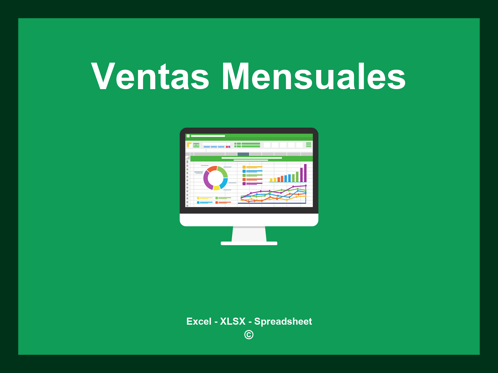 Plantilla Excel Ventas Mensuales